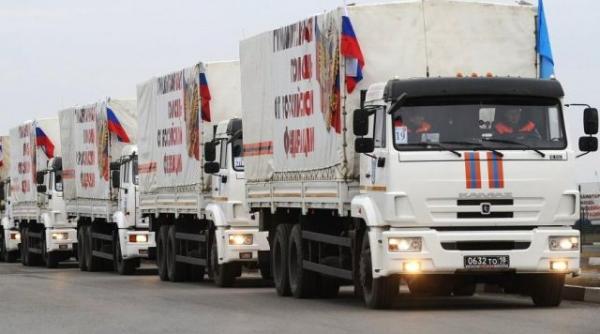 rusia trimite un nou convoi umanitar in estul separatist al ucrainei