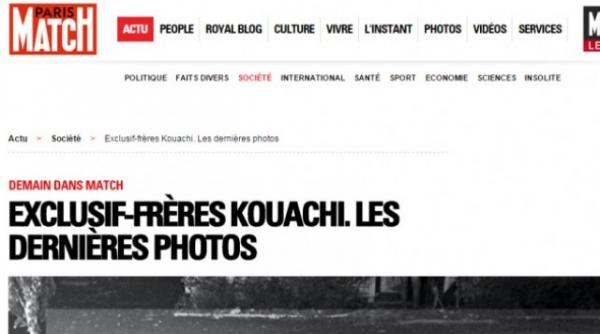 fotografii ale cadavrelor autorilor atentatelor de la charlie hebdo publicate de paris match francezii au dreptul sa le vada video