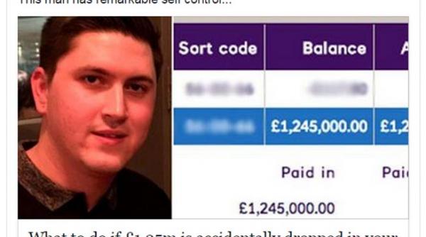 ce a facut un tanar dupa ce s a trezit cu peste 1 5 milioane de euro in cont