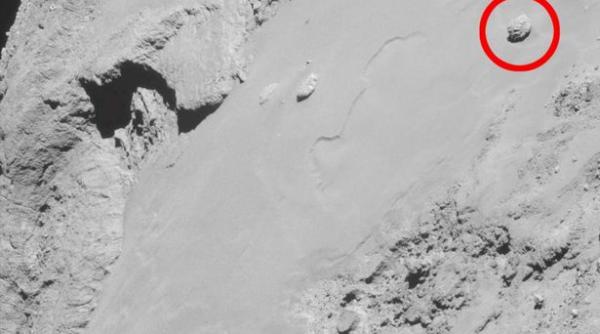 un gigantic craniu extraterestru descoperit pe o cometa 67p