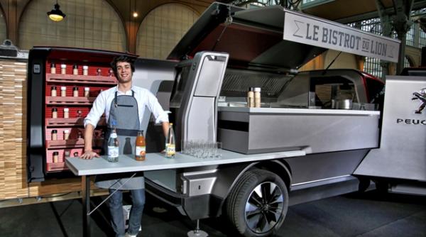 poftiti la masa peugeot lanseaza un bistro pe patru roti