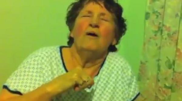 si au drogat bunica apoi au filmat o batrana uimita si euforica dumnezeule gandesc atat de limpede video