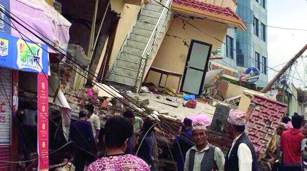 roman in nepal lucrurile arata ca dupa o explozie nucleara