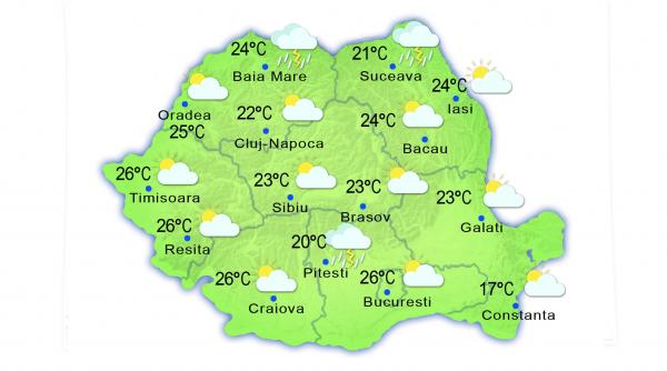 prognoza meteo 28 aprilie racire usoara si sanse de ploaie