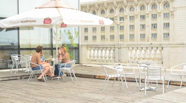 terasa mnac s a inchis de acolo se putea vedea bucurestiul de sus