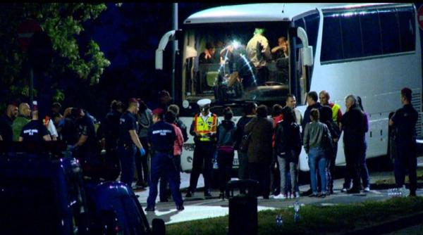 bomba descoperita intr un autocar cu romani la bord