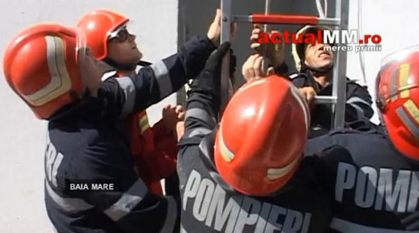 incendiu la spitalul judetean de urgenta din baia mare