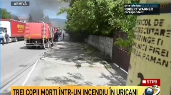 tragedie la uricani 3 copii au murit intr un incendiu mama lor i a lasat singuri acasa