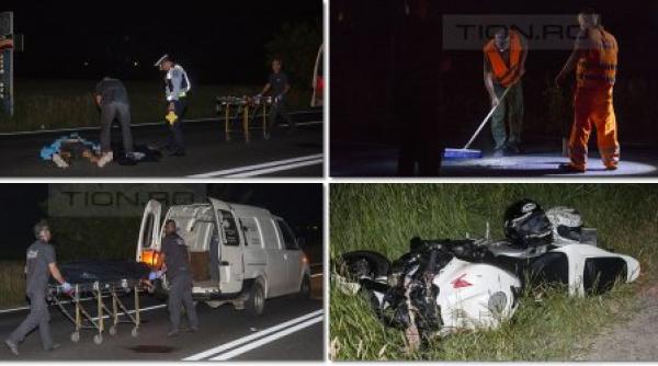 accident grav de motocicleta in judetul timis cu doi morti si un ranit