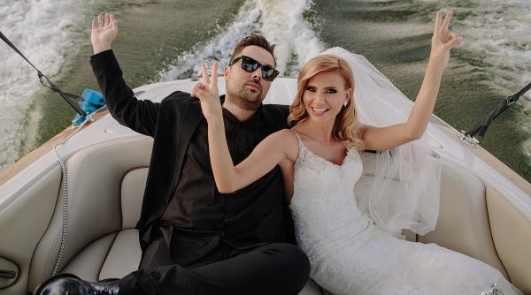 anamaria stancu prezentatoarea meteo de la observator a imbracat rochia de mireasa