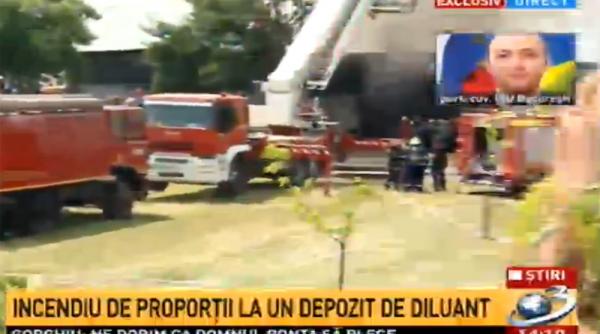 incendiu puternic in bucuresti