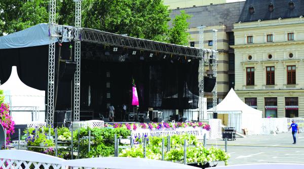 bucharest music film festival in fata ateneului roman