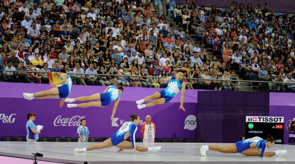 jocurilor europene 2015 de la baku argint la gimnastica aerobica