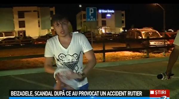 circ in mamaia dupa ce doua beizadele au provocat un accident rutier