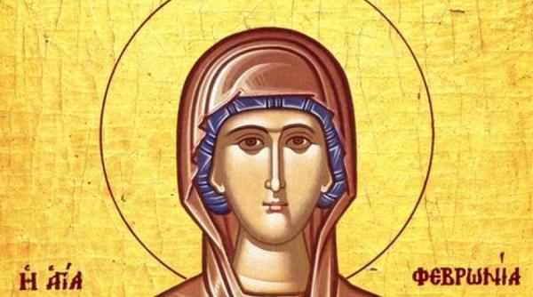 sinaxar sfanta fevronia a primit martiriul taindu i se sanii membrele si in cele din urma capul