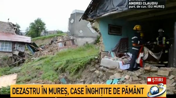 dezastru in mures inundatii si alunecari de teren