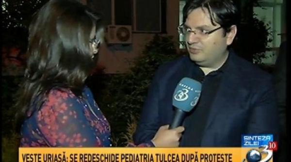 fii la putere se redeschide sectia de pediatrie a spitalului judetean din tulcea