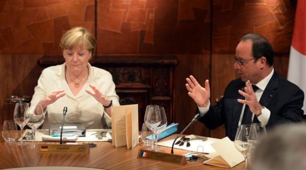 merkel si hollande se intalnesc pentru a evalua rezultatul referendumului din grecia