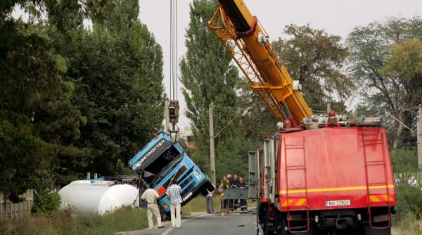 trafic ingreunat in vrancea din cauza unui accident