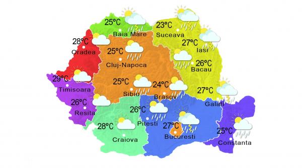 prognoza meteo 15 iulie temperaturi in urcare