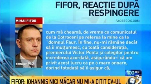 respinsul mihai fifor replica dura pentru klaus iohannis
