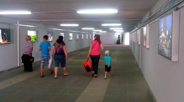 cum arata pasajul pietonal de la piata presei