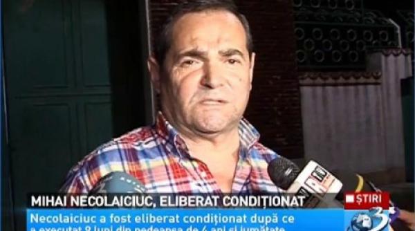 mihai necolaiciuc eliberat din penitenciar