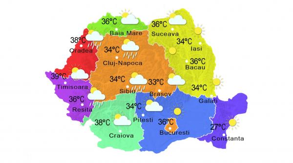 prognoza meteo 20 iulie cod portocaliu de canicula