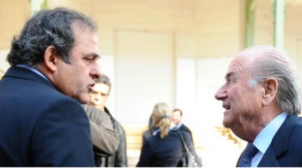 blatter si platini au ajuns fata in fata
