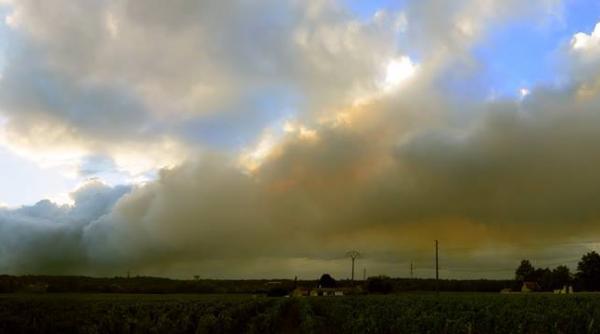 un incendiu a distrus 320 de hectare de padure in apropierea orasului bordeaux