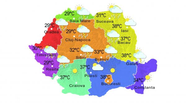 prognoza meteo 27 iulie canicula in sudul tarii