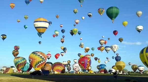 record mondial de baloane cu aer cald