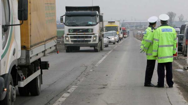 traficul rutier de la vama giurgiu este blocat