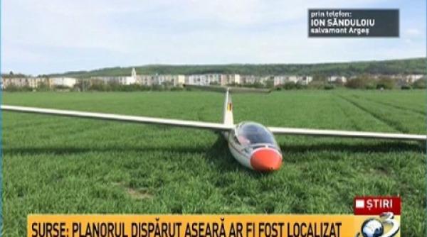 operatiunile de cautare a planorului disparut sistate se reiau sambata dimineata