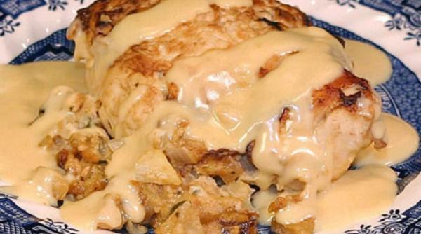 reteta zilei de duminica clapon umplut cu tocatura