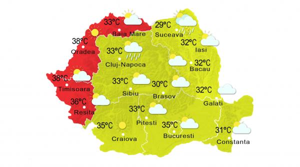 prognoza meteo 13 august estul tarii scapa de canicula