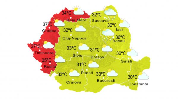 prognoza meteo 14 august 14 judete raman sub canicula