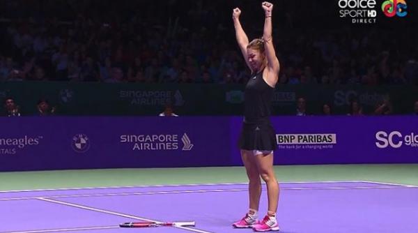 ce adversara are halep in semifinala