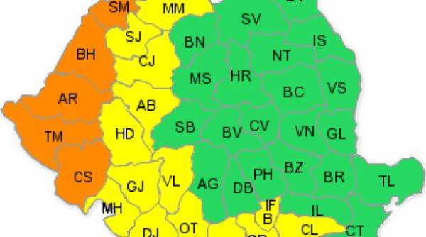 codul portocaliu de canicula prelungit pentru weekend
