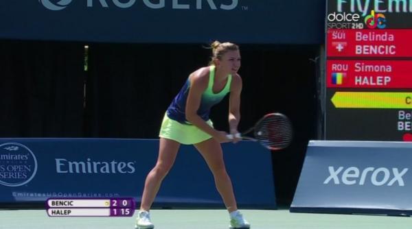 simona halep s a retras din finala de la toronto