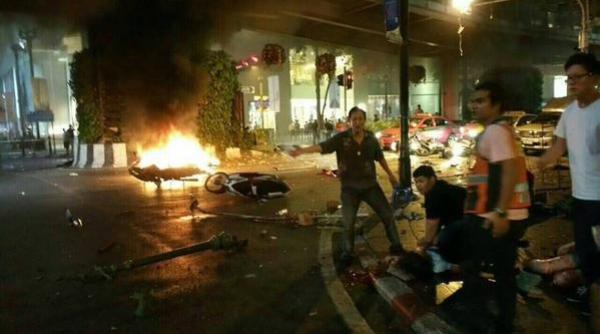 explozie extrem de puternica s a produs in centrul bangkok