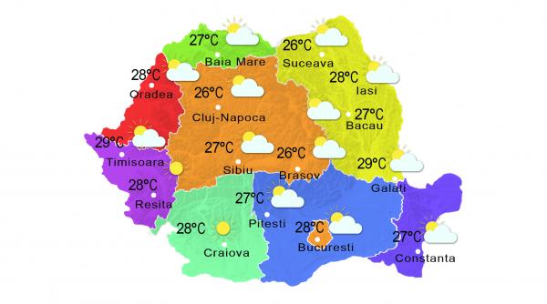 prognoza meteo 24 august temperaturi in crestere