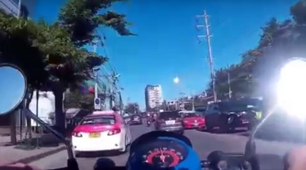 o minge de foc a brazdat cerul thailandei video