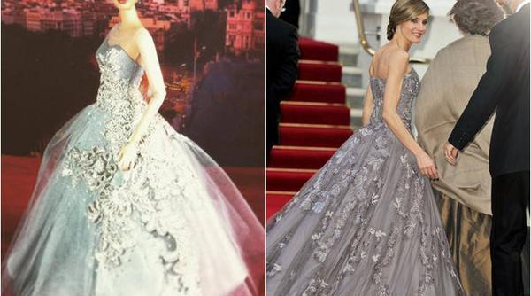 regina spaniei are o copie sub forma de papusa barbie