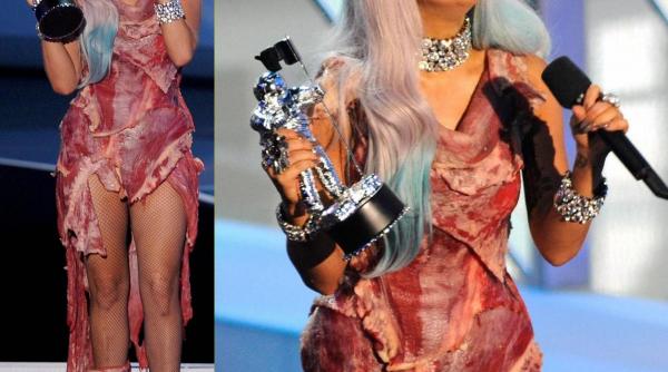 ce se va intampla cu rochia din carne cruda a cantaretei lady gaga