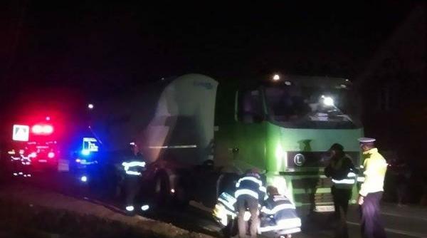 tragedie pe dn1c un pieton a fost lovit de o betoniera