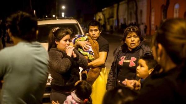 video chile lovit de un puternic cutremur de magnitudine 8 3 alerta de tsunami cinci morti si 10 raniti