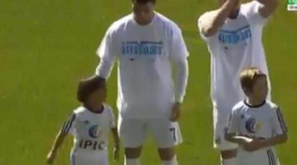 video real madrid face un gest impresionant pentru familia sirianului agresat de o jurnalista ungara