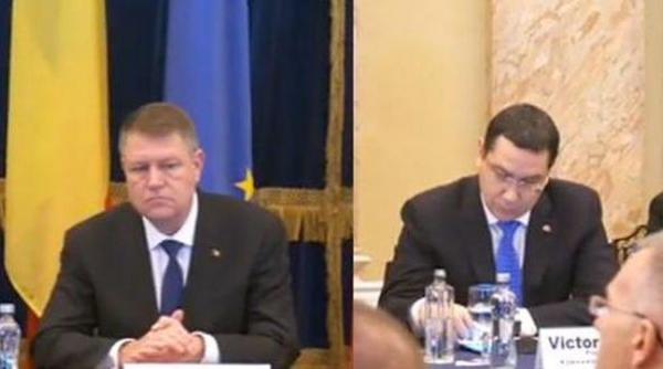 iohannis si ponta intalnire de urgenta la cotroceni