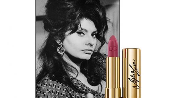 dolce gabbana dedica actritei sophia loren un ruj care ii numele